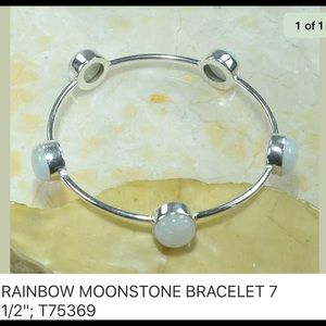 Moonstone Bangle Bracelet 🔥